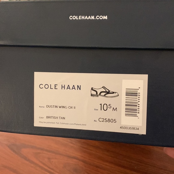 Cole Haan Mens Wingtip Oxford Size 10.5 Medium wide main image 4